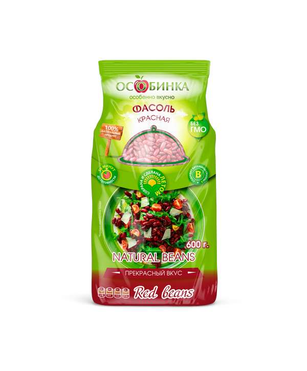 Упаковка Фасоль - аренда торгового знака Особинка